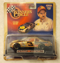 Dale Earnhardt #3 Winners Circle 1998 Gold Monte Carlo NASCAR 1:43 Scale Diecast - $9.99