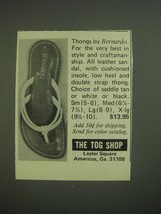 1974 The Tog Shop Bernardo Thong Sandles Advertisement - Thongs by Bernardo - £14.78 GBP