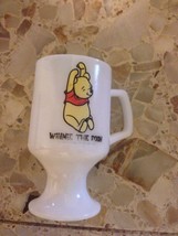 Vintage Federal Milk Glass Mug Cup Winnie the Pooh WALT DISNEY productions - £23.97 GBP