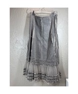 Free People Manufacturer Distressed Skirt Raw Waist and Hem Grunge Punk ... - $932.02 MXN