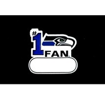 Seattle Seahawks #1 Fan Magnet #1 Seahawks Fan Size: 3 By 3 New - $7.89