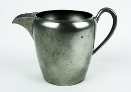 Vintage Pewter Cream Pitcher, Half-Heart Handle, Crescent Pewter 1634, #... - £11.52 GBP