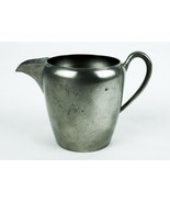 Vintage Pewter Cream Pitcher, Half-Heart Handle, Crescent Pewter 1634, #... - $275.58 MXN