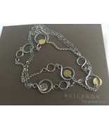 Silpada Sterling Silver &amp; Brass 38&quot; Long Necklace N2150 Retired - £83.77 GBP