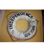 S/S INDEPENDENCE Boat Life Preserver Ring Buoy 1950&#39;S - $897.02 CAD
