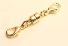 gold filled  5.5 mm Magnetic Clasp with Lobster lock clasp double clasp KB8 - £13.13 GBP