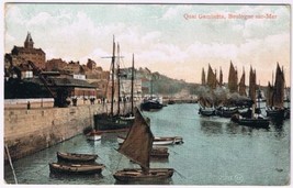Postcard Quai Gambetta Boulogne Sur Mer France - $3.95