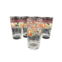 Set 6 Corning Corelle Coordinates Abundance Old Orchard Juice Glasses Fruit - £21.46 GBP