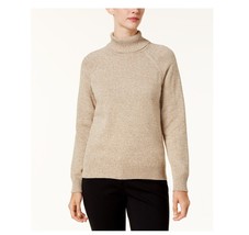 Karen Scott Womens S Chestnut Marled Long Sleeve Turtleneck Sweater NWT AF20 - £15.53 GBP