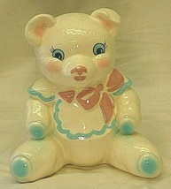 Conrad Teddy Bear Baby Nursery Ceramic Planter 1957 California USA - £17.20 GBP