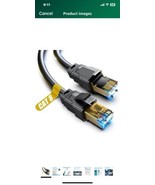 Vabocu Cat 8 Ethernet Cable 1.5ft - $223.52 MXN