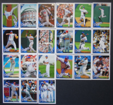 2010 Topps Series 1 &amp; 2 Los Angeles Dodgers Team Set of 21 Baseball Cards - £6.30 GBP