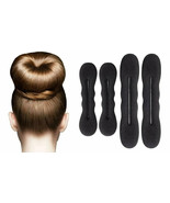 Black Magic Foam Sponge Bun Maker Hair Donut Ponytail Clip Twist Sock Bu... - €12,04 EUR