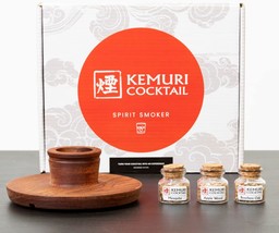 Kemuri Cocktail Smoker Kit | Smoked Old Fashioned Kit Bundled With Bourbon Oak, - £33.77 GBP