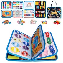 Busy Board For Toddlers,Busy Book Montessori Sensory Board Travel Quiet Book Pre - £30.48 GBP