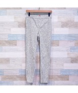 SPANX Jean-Ish Ankle Leggings Gray Sparkle High Rise Shaping Womens Small - $49.49