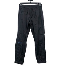 Marmot Wind Pants Womens L Used Unlined Black Outdoor Nylon - £23.30 GBP
