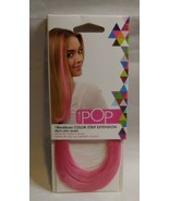 Hairdo Pop 18&quot; Clip In Color Strip Extension Pink New in box - £3.10 GBP