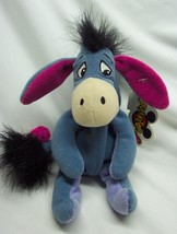 Disney Store Winnie the Pooh NICE EEYORE DONKEY 8&quot; Bean Bag STUFFED ANIM... - $16.34