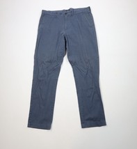 J Crew Mens 34x32 Faded The Sutton Straight Leg Chino Pants Trousers Blu... - $34.60