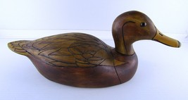 14&quot; Mallard Duck, Hand Carved Nov. 1988 Florida Artist D.P. (Dave Peterson) - $24.54