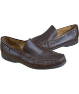 Memphisto Henri Leather Shoes Brown Size 11 Mens Air Relax Slip On Loafers - $88.11