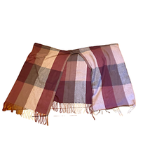 Woolrich Womens Blanket Wrap Shawl Cozy Cape Poncho One Size Multi Herringbone - £20.56 GBP