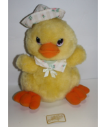 Dan Dee Soft Expressions Easter Sailor Hat Duck 12&quot; Chick Yellow Plush S... - £30.16 GBP