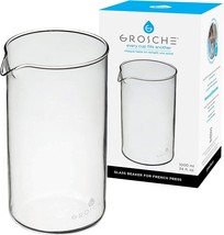 Grosche Replacement Glass Beaker For French Press Coffee Makers 34fl. oz - £16.72 GBP