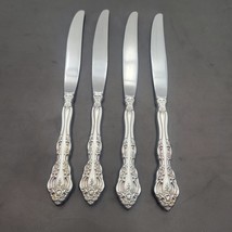 Vintage Oneida Michelangelo Set 4 Cube Dinner Knife Heirloom Stainless F... - $37.39