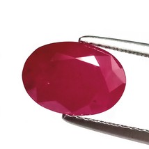 4 Carat Size , Mozambique Natural Ruby , 3.73 Cts , Mozambique Ruby , Ruby Mozam - £626.52 GBP