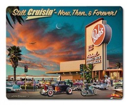 Bob&#39;s Big Boy Diner Still Cruisin&#39;  Metal Sign - £30.68 GBP