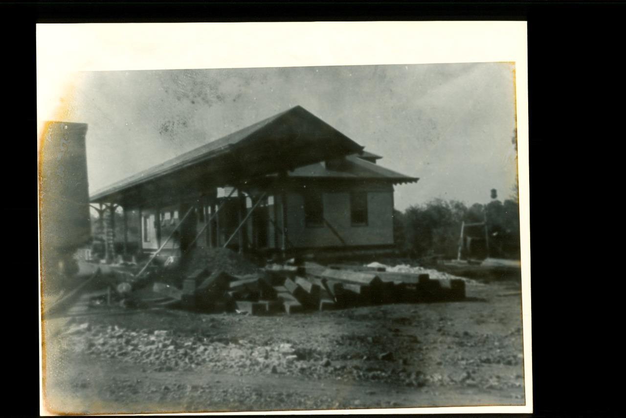 Vintage Photo Blacksburg Virginia Historic Railroad Train Station Depot C - $12.86