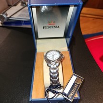 NEW Vintage Festina Mecaquartz 6541 watch with box - £35.02 GBP