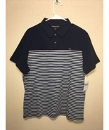 MICHAEL KORS RESORT1 COLLECTION MIDNIGHT SHORT SL POLO SHIRT MENS SZ L NEW - $54.22 CAD