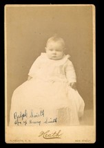 Vintage CDV Photo Ralph Smith Son of Henry Plymouth NH &amp; Maine Genealogy - $10.88