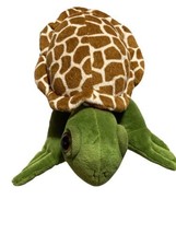 Green Sea Turtle W/ Brown Shell Plush Stuffed Animal - £7.85 GBP