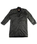 Vintage Peabody House Overcoat Sz 5/6 Mottled Charcoal Fully Lined Tweed... - $64.67