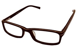 Converse Big Kids Ophthalmic Brown Rectangle Plastic Frame K004 50mm - $35.99