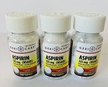 3 X Gericare Aspirin - 325mg - Uncoated Tablets 100ct - Exp 06/2025 - $10.79