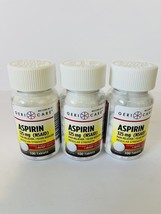 3 X Gericare Aspirin - 325mg - Uncoated Tablets 100ct - Exp 06/2025 - £8.62 GBP