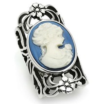 Antique Looking Cameo Finger Ring Stainless Steel TK316 - $19.00