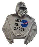 NASA Logo Give Me Space Grey Sweatshirt Crew Neck Adult Size XL - £13.19 GBP