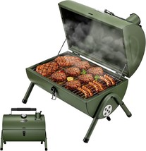 MAISON HUIS Portable Charcoal Grill Mini Small BBQ Smoker Grill for Outdoor - £72.71 GBP