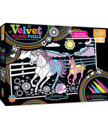 Masterpieces Velvet Coloring 60pc Puzzle Horses #11708 - £23.59 GBP