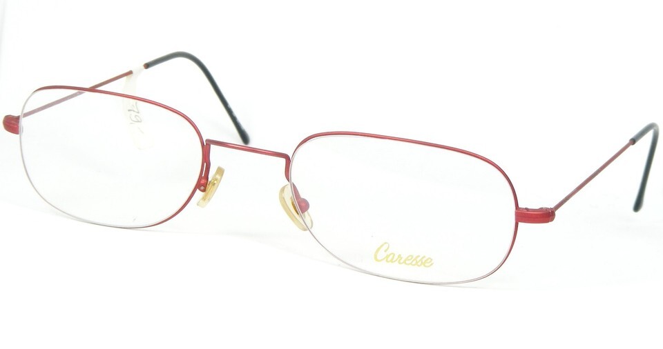 CARESSE OM 87 03 RED EYEGLASSES GLASSES FRAME 53-22-136mm (NOTES) - $46.31