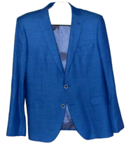 Sand Copenhagen Blue Men&#39;s Wool Jacket Blazer Size US 44 R EU 54 - £240.80 GBP