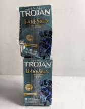 LOT OF 4 Trojan Bareskin Premium Thin Lubricated Condom - 10 Pack - £21.96 GBP