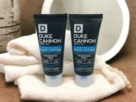 Duke Cannon Standard Issue Face Lotion Fragrance Free 2oz Travel Size - Lot of 2 - £9.82 GBP
