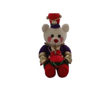 Vintage 1994 Avon Benson Drummer Bear Plush Stuffed Toy Teddy Bear Christmas - $14.80